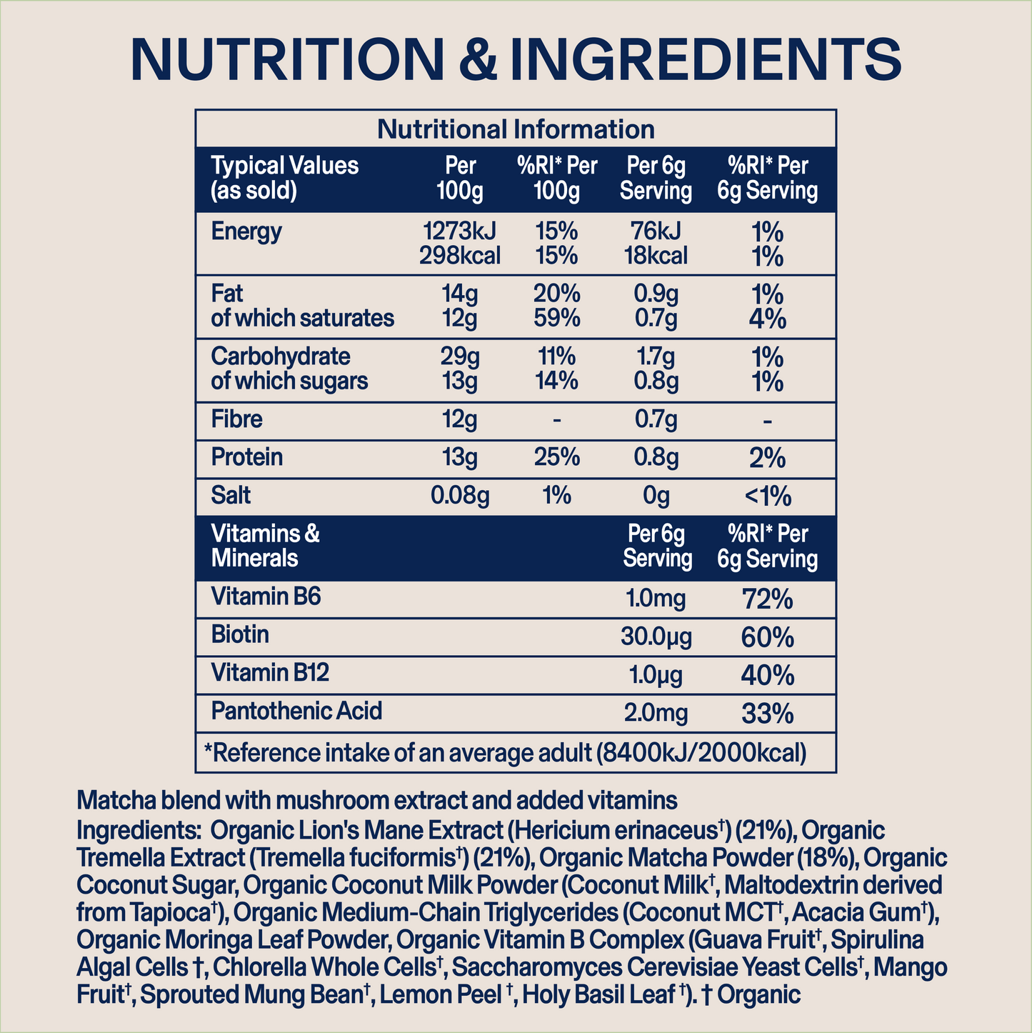 DIRTEA Matcha Super Blend - 12 Month Subscription